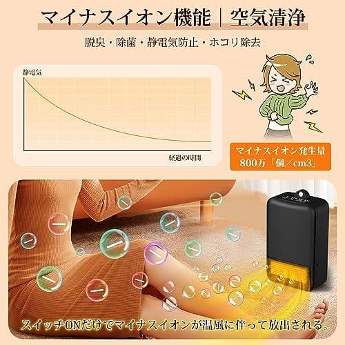 新品 【人感センサー付き 節電対策】セラミックファンヒーター 600W/1200
