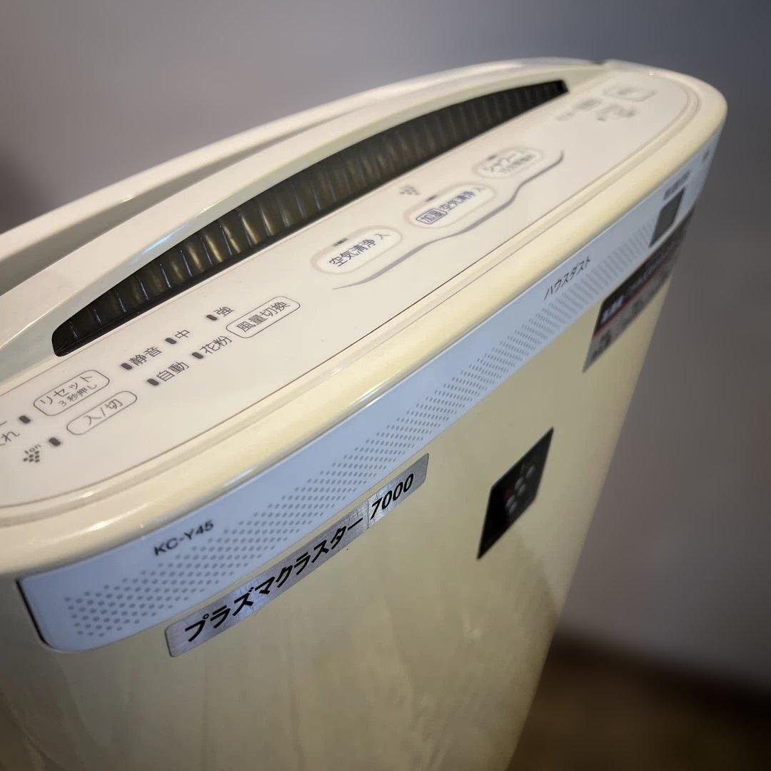 SHARP プラズマクラスター 加湿空気清浄機　KC-Y45-W
