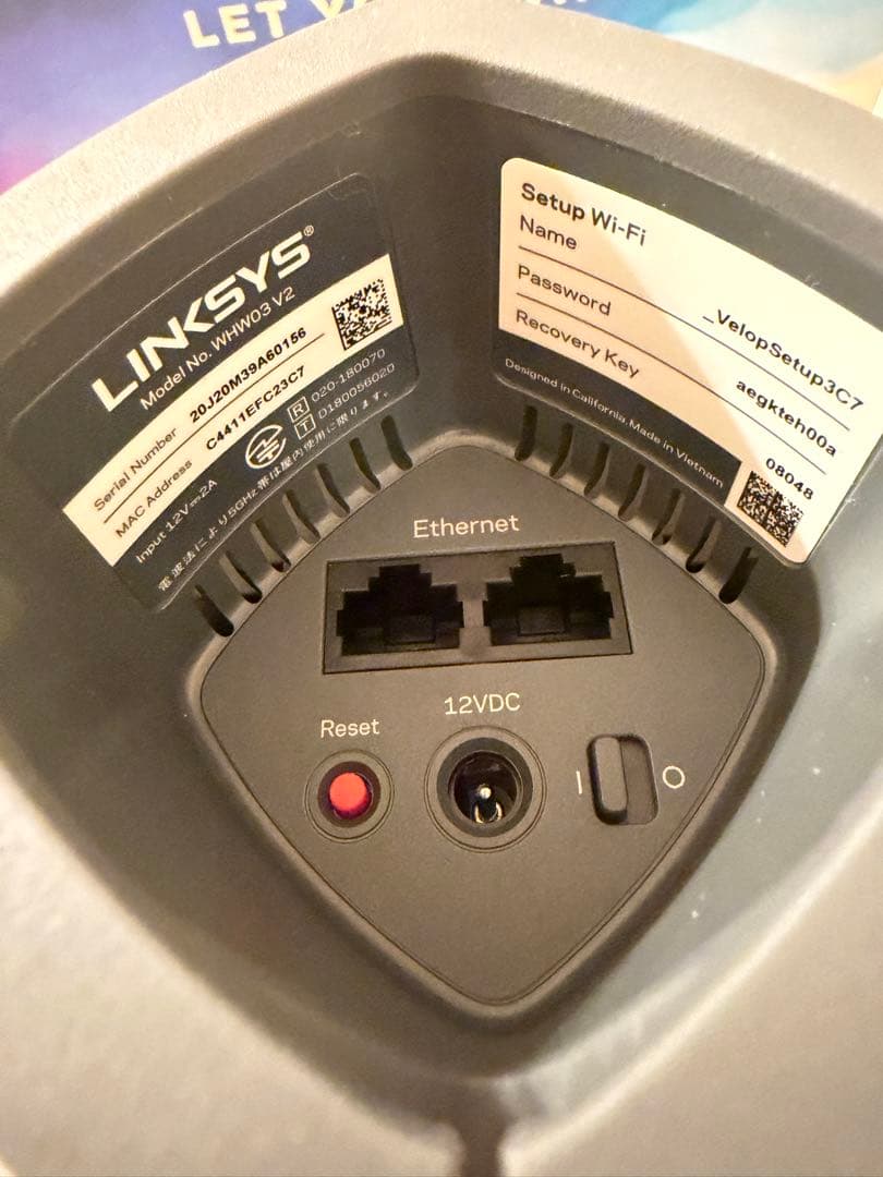 ⭐︎美品⭐︎LINKSYS Velop AC6600 メッシュWi-Fiルーター