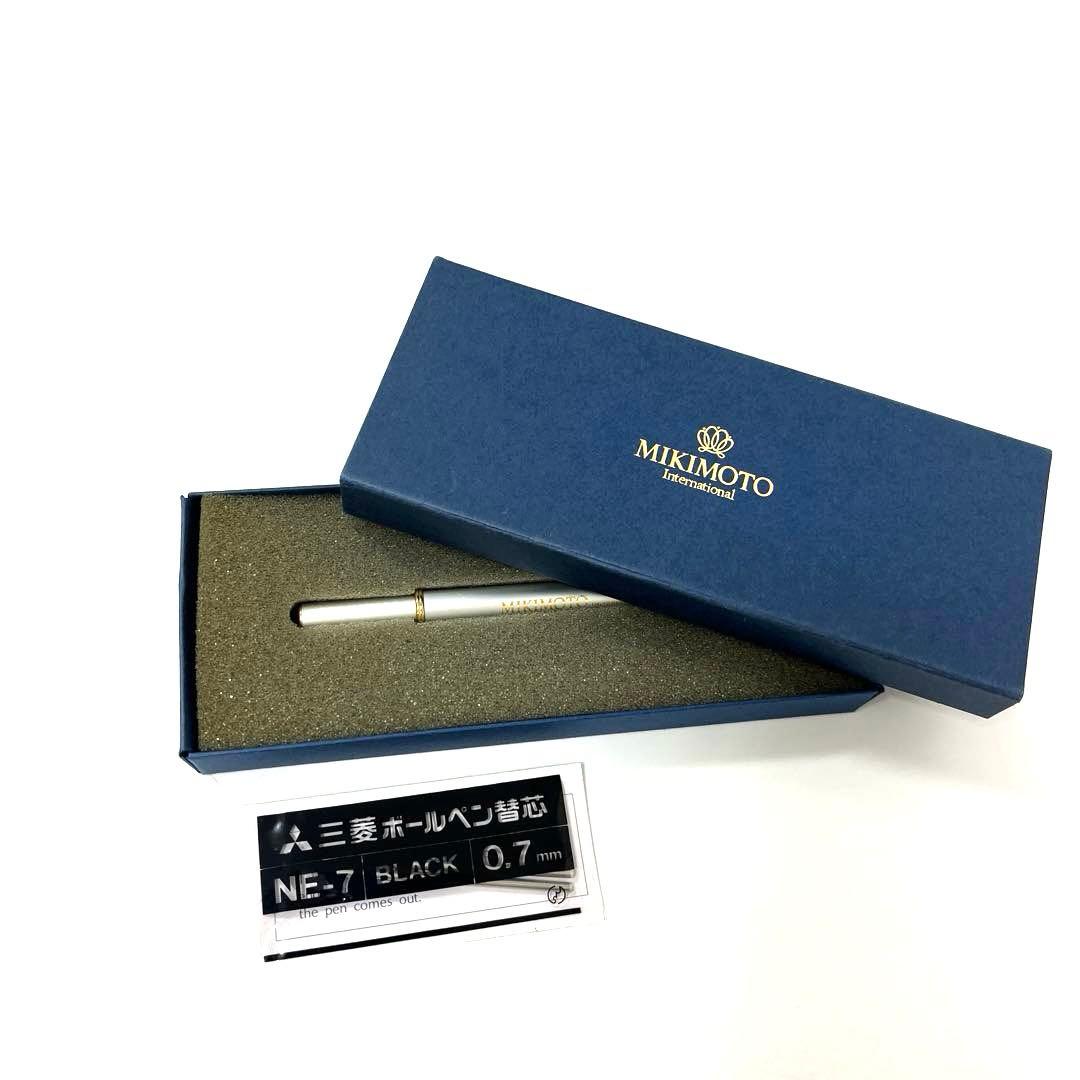 《廃番品》MIKIMOTO international ボールペン　パール付き