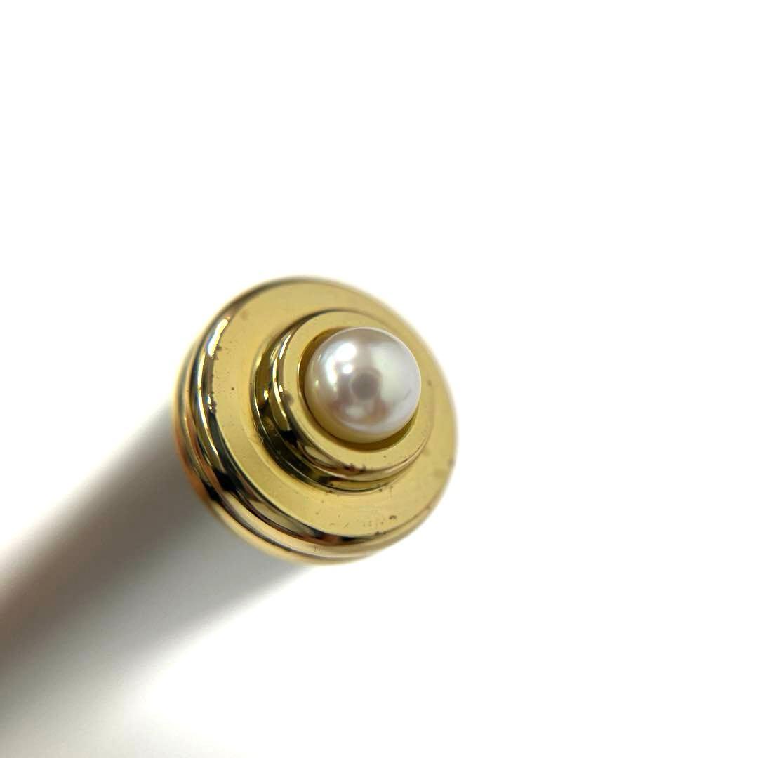 《廃番品》MIKIMOTO international ボールペン　パール付き