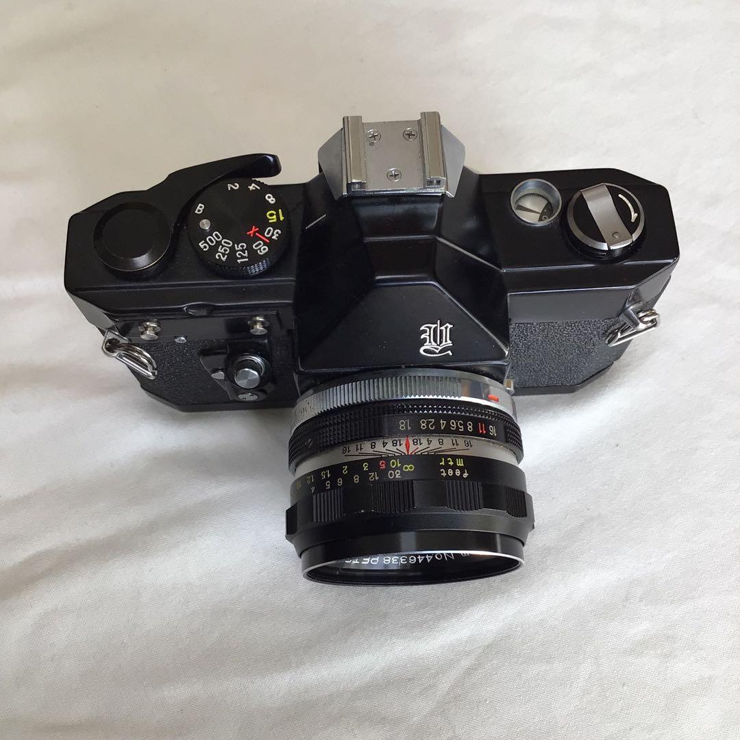 ペトリ黒Petri V6、55mm f1.8美品