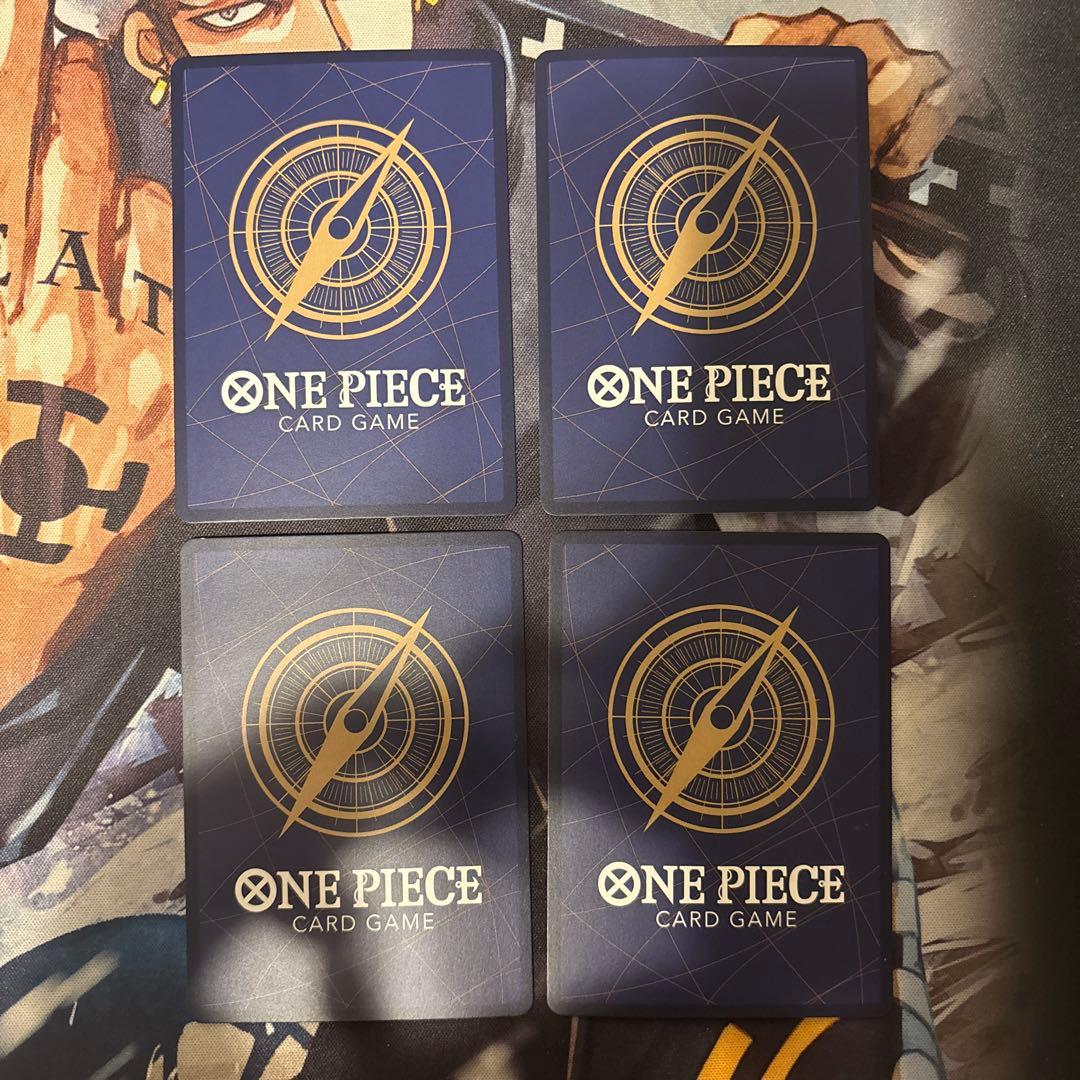 ワンピースカード　ONE PIECE サボ シークレット　パラレル　4枚セット