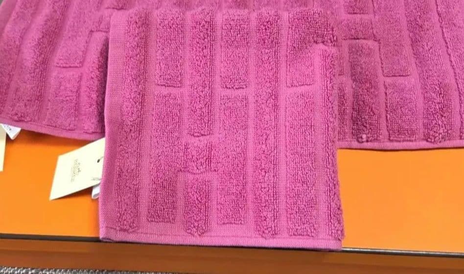 HERMES ピンクタオル 2枚セット