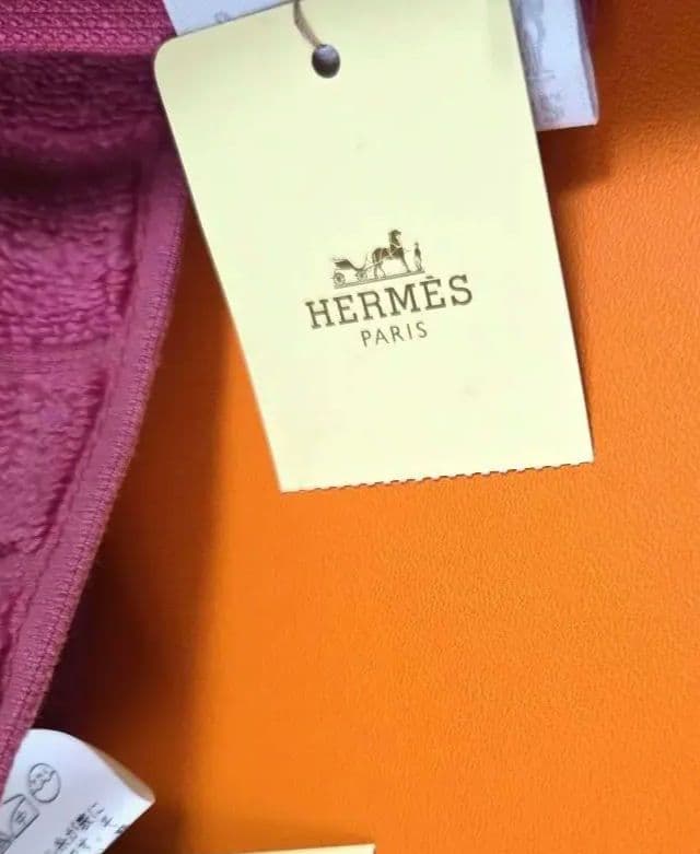 HERMES ピンクタオル 2枚セット