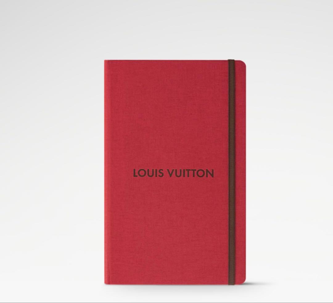 ルイヴィトン　レッド　ノート　Louis Vuitton　赤　メモ帳