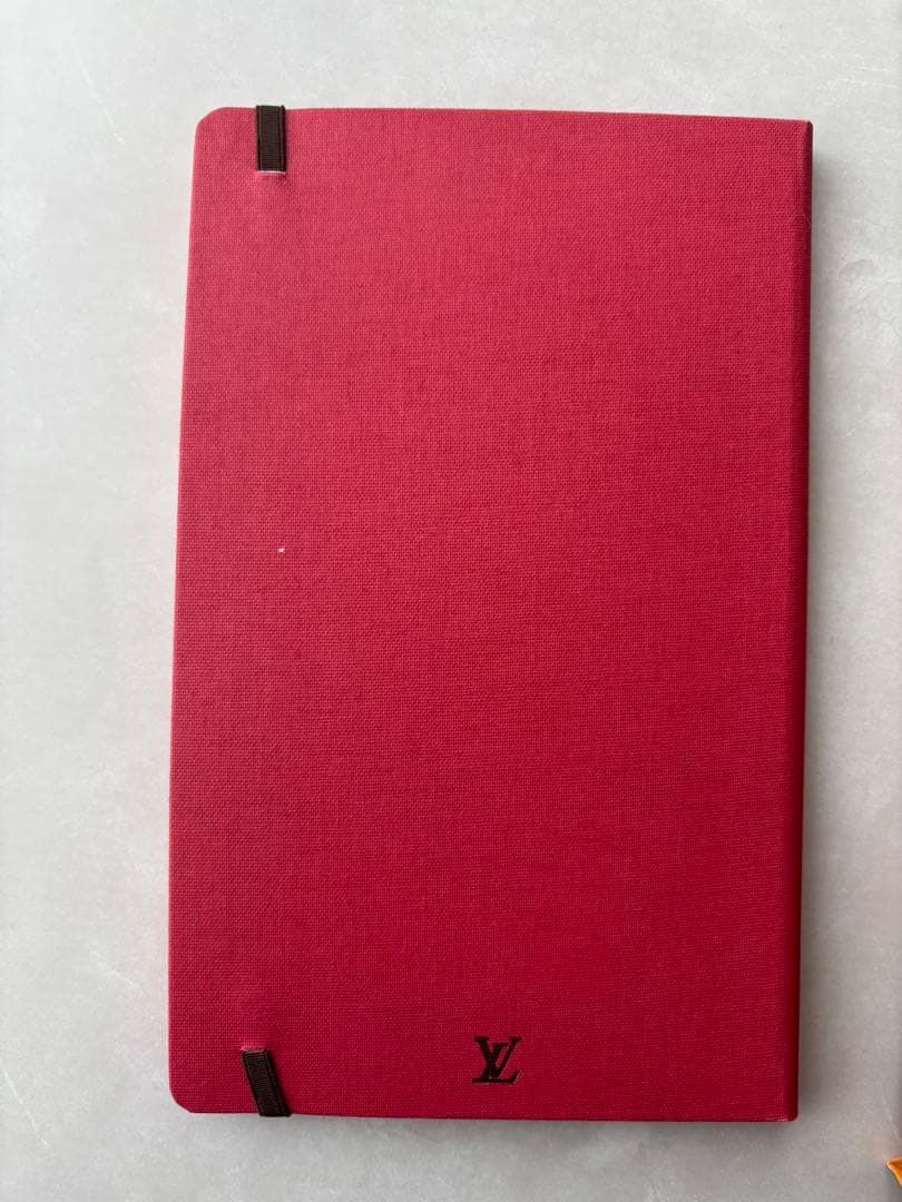 ルイヴィトン　レッド　ノート　Louis Vuitton　赤　メモ帳