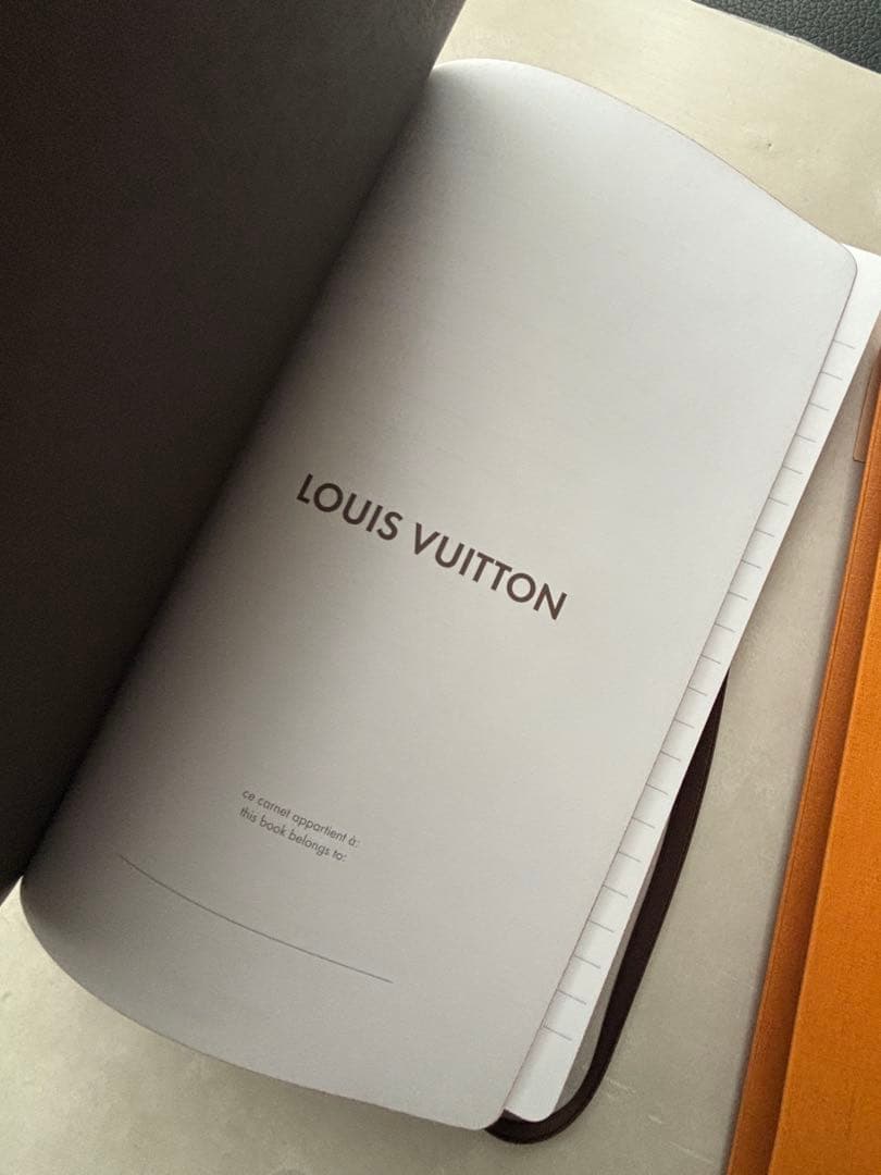 ルイヴィトン　レッド　ノート　Louis Vuitton　赤　メモ帳