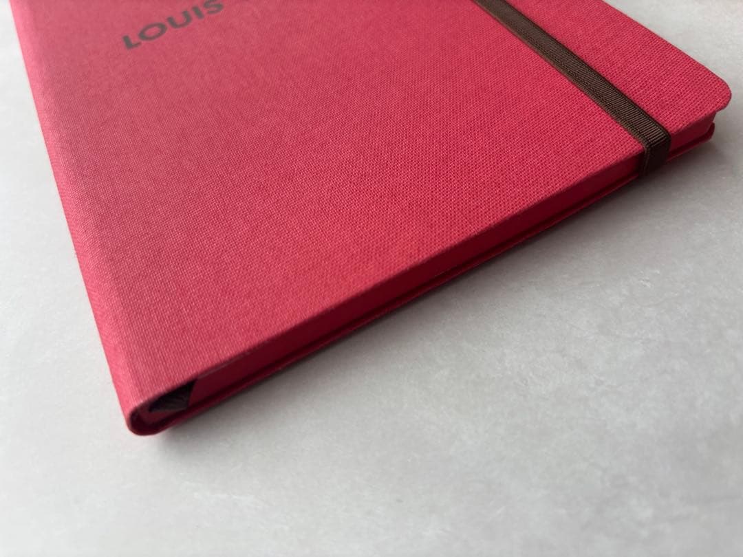 ルイヴィトン　レッド　ノート　Louis Vuitton　赤　メモ帳