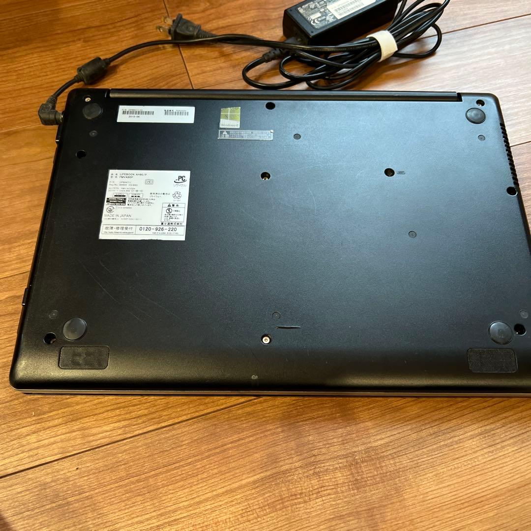 FMV LIFEBOOK AH90/P FMVA90P 富士通　ノートパソコン