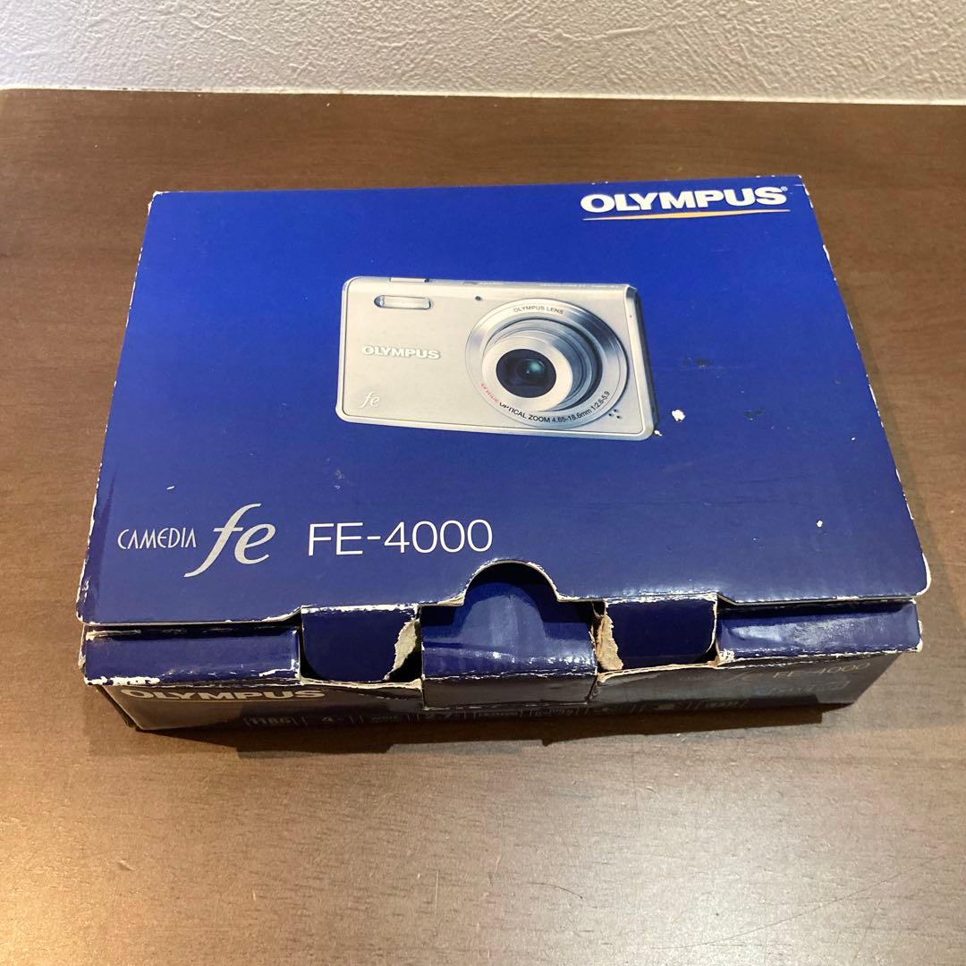 OLYMPUS デジタルカメラ FE-4000 シルバー