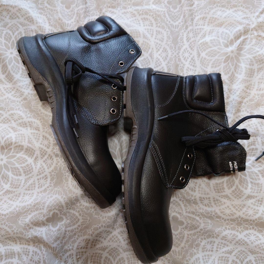 新品未使用PREMIUM COMFORT 黒ミドリ 安全靴26.0