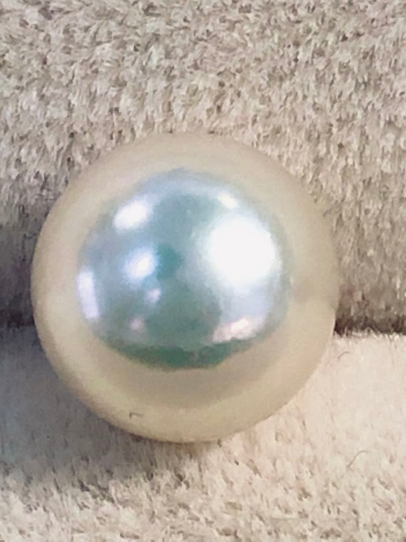 NO-915 k14WGアコヤ真珠パールピアス9.5〜9.6mm