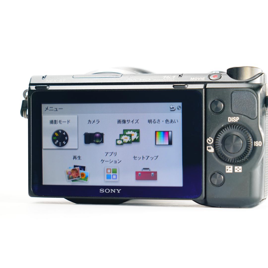 S2392回極美品✨軽量218g旅行最適 SONY NEX-5T ミラーレス