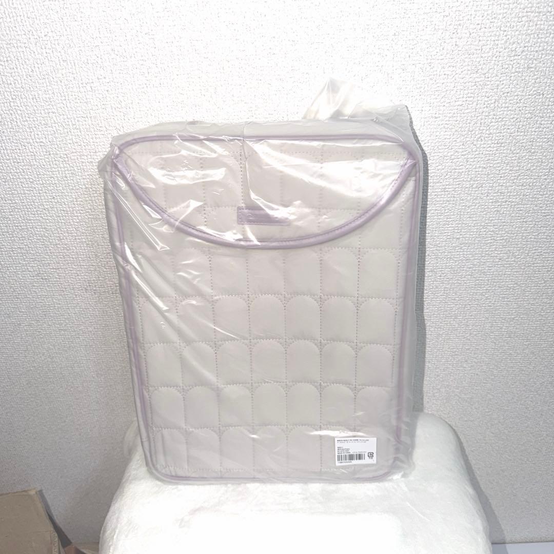 FrancfrancアーチキルトPCケース ライトグレー　新品　在庫確認必要❗️