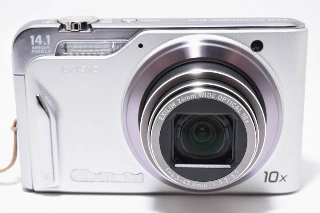 極美品 カシオ　CASIO EXILIM EX-H15 シルバー ＃A411