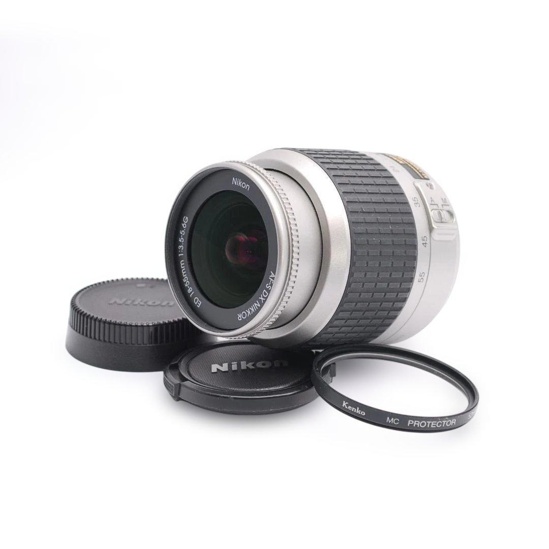 ❤即購入1000円OFF❤ ニコン D40 銀色ボディ 18-55mm 一眼レフ