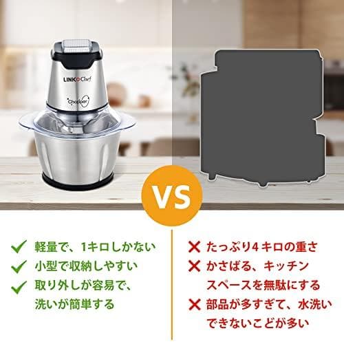 フードプロセッサー LINKChef 250W フードチョッパー ハイパワー A