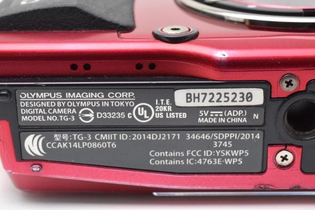 ■ 美品 ■ オリンパス　OLYMPUS STYLUS TG-3 【防水カメラ】