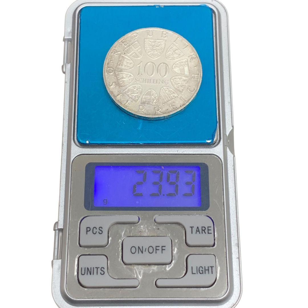 I17102 【希少品】100シリング銀貨 1979 品位640