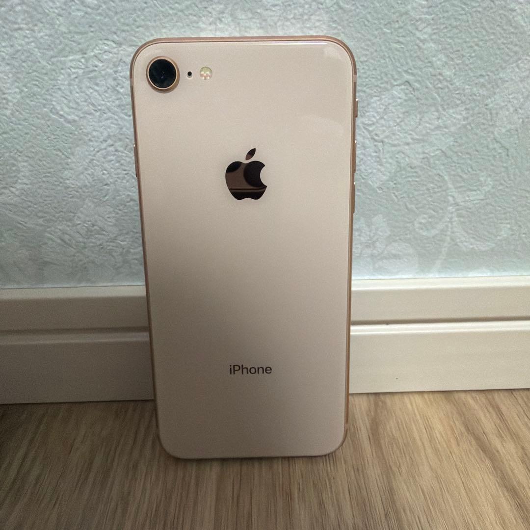 iphone8 美品　64GB SIMフリー　ローズバッテリー84% ラスト1台