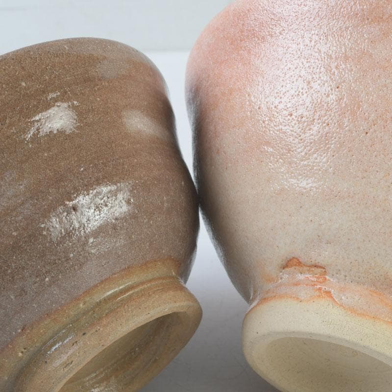 茶道具　日義窯　二代目　日義椿山作　茶碗　茶入　四点まとめて　V　A23