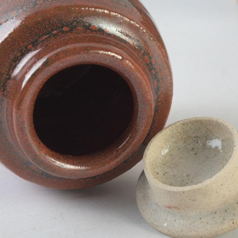 茶道具　日義窯　二代目　日義椿山作　茶碗　茶入　四点まとめて　V　A23