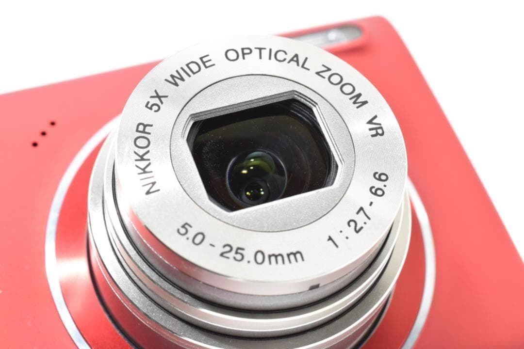 ■ 美品・レッド■ ニコン　Nikon COOLPIX S5100