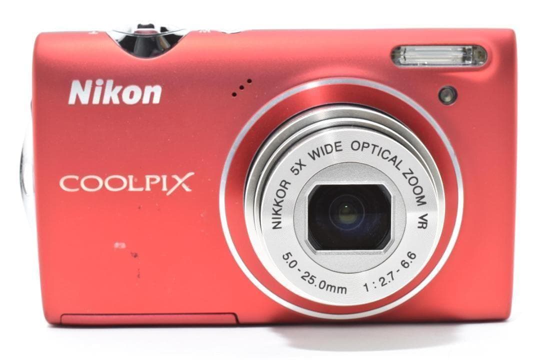 ■ 美品・レッド■ ニコン　Nikon COOLPIX S5100