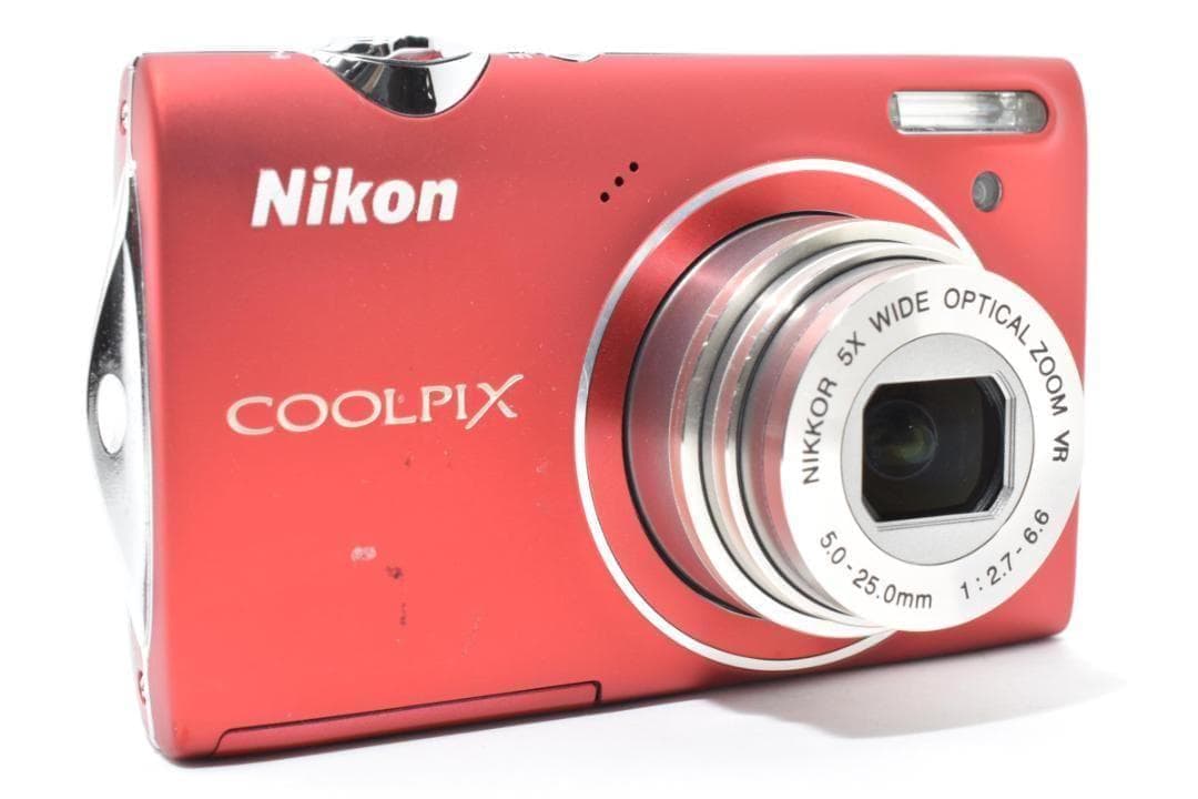 ■ 美品・レッド■ ニコン　Nikon COOLPIX S5100