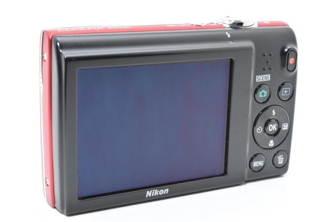 ■ 美品・レッド■ ニコン　Nikon COOLPIX S5100