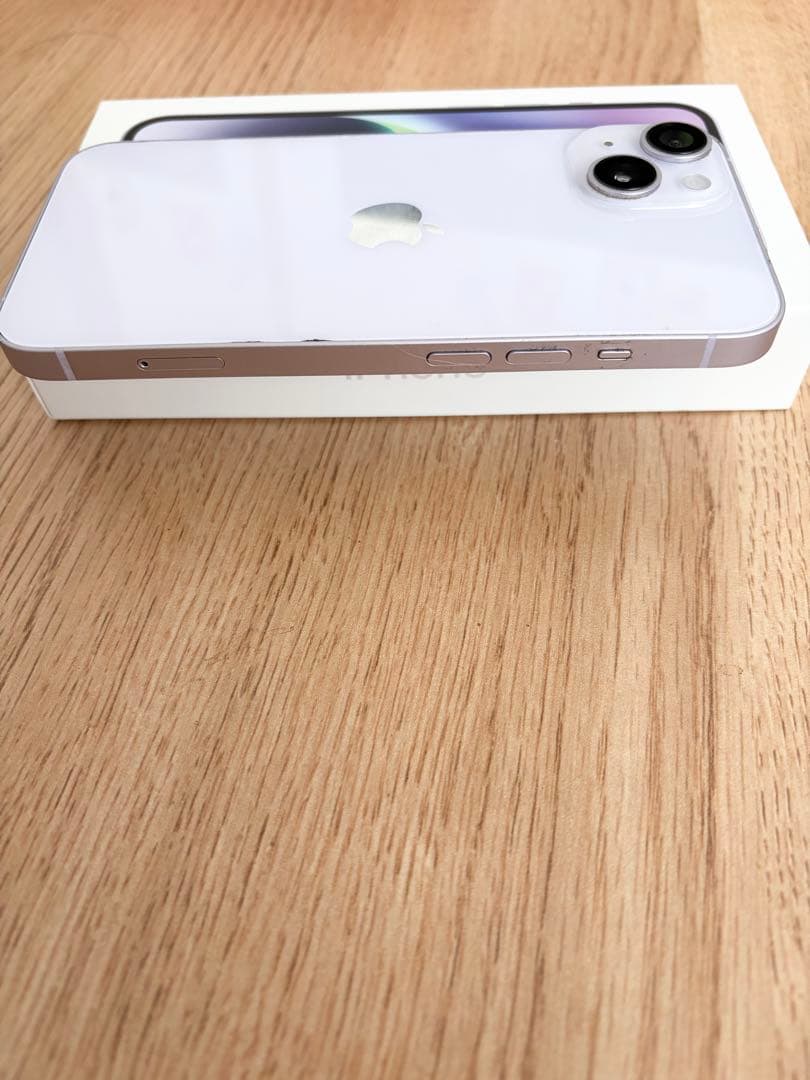 Apple iPhone 14 パープル 本体 充電ケーブル付き