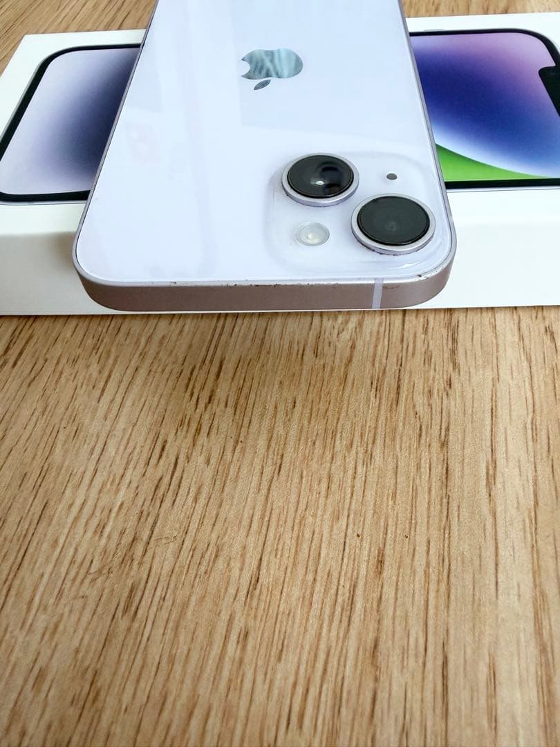 Apple iPhone 14 パープル 本体 充電ケーブル付き
