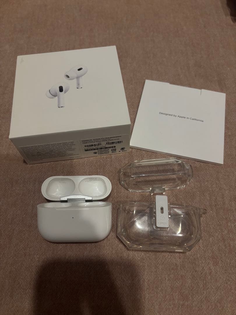 AirPods Pro 2 本体ケース＋右耳＋付属イヤー＋クリアケース＋箱
