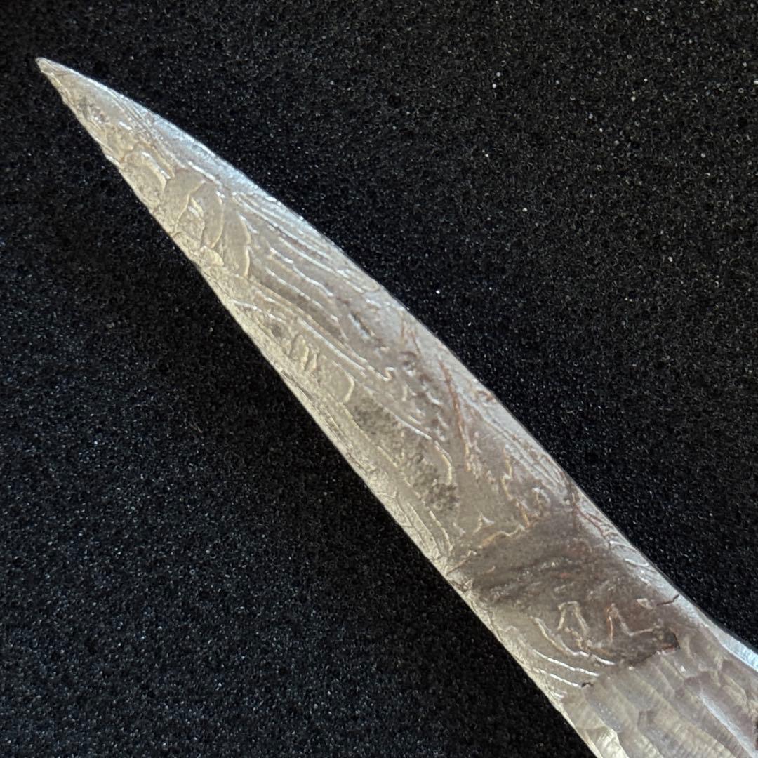 アルタイ隕石　茶刀　ナイフ　箱付き 148g 鉄隕石　工芸品
