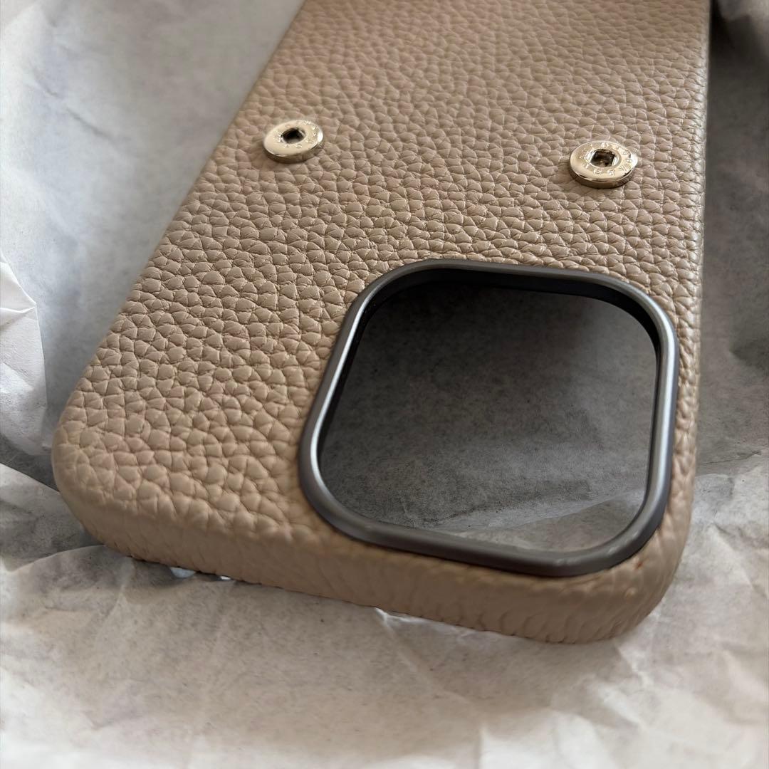 Bonaventura iPhoneケース 15プロマックス専用　グレージュ