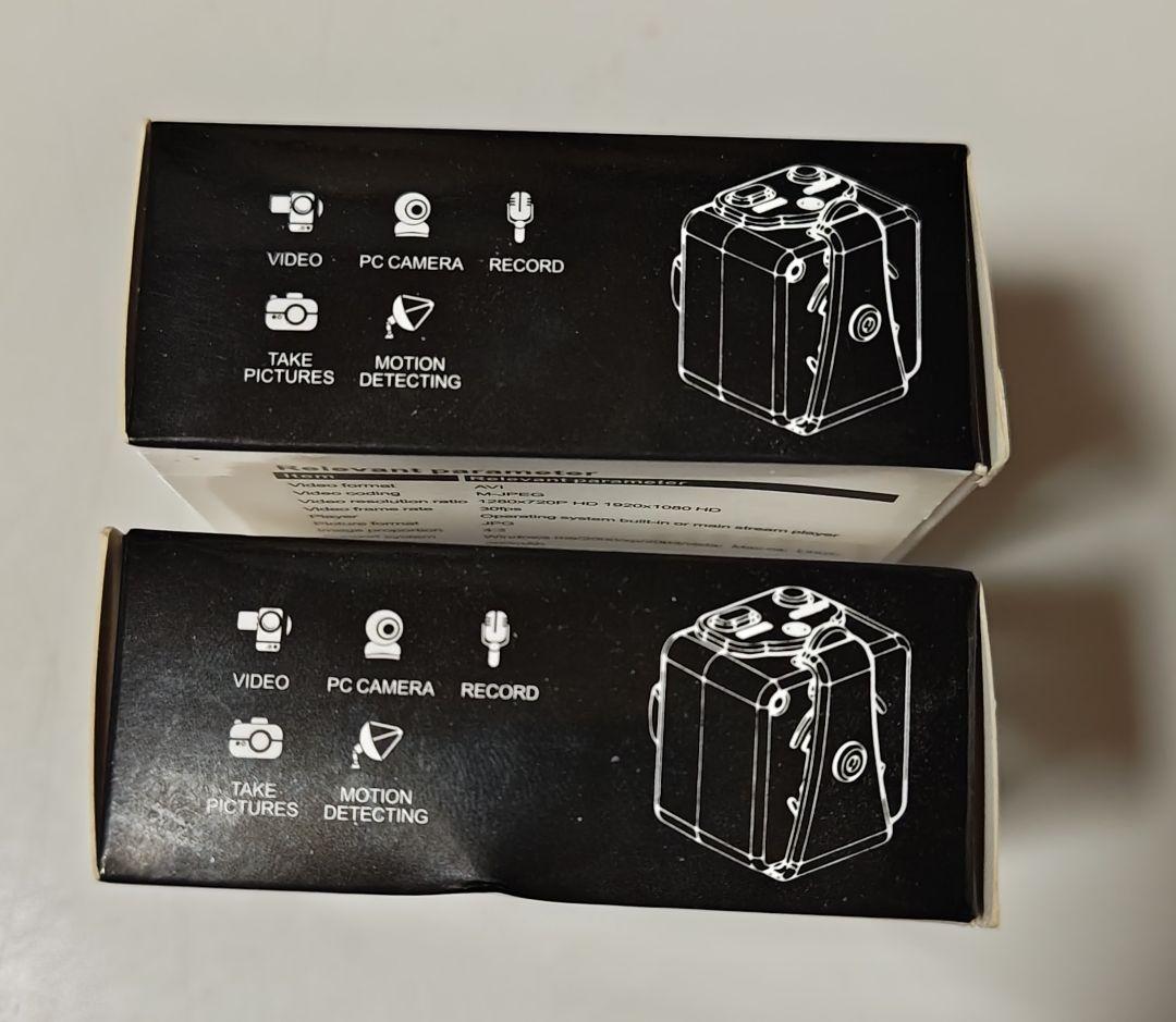 【新品】SQ8 Mini DV 小型カメラ フルHD 1920x1080 2台