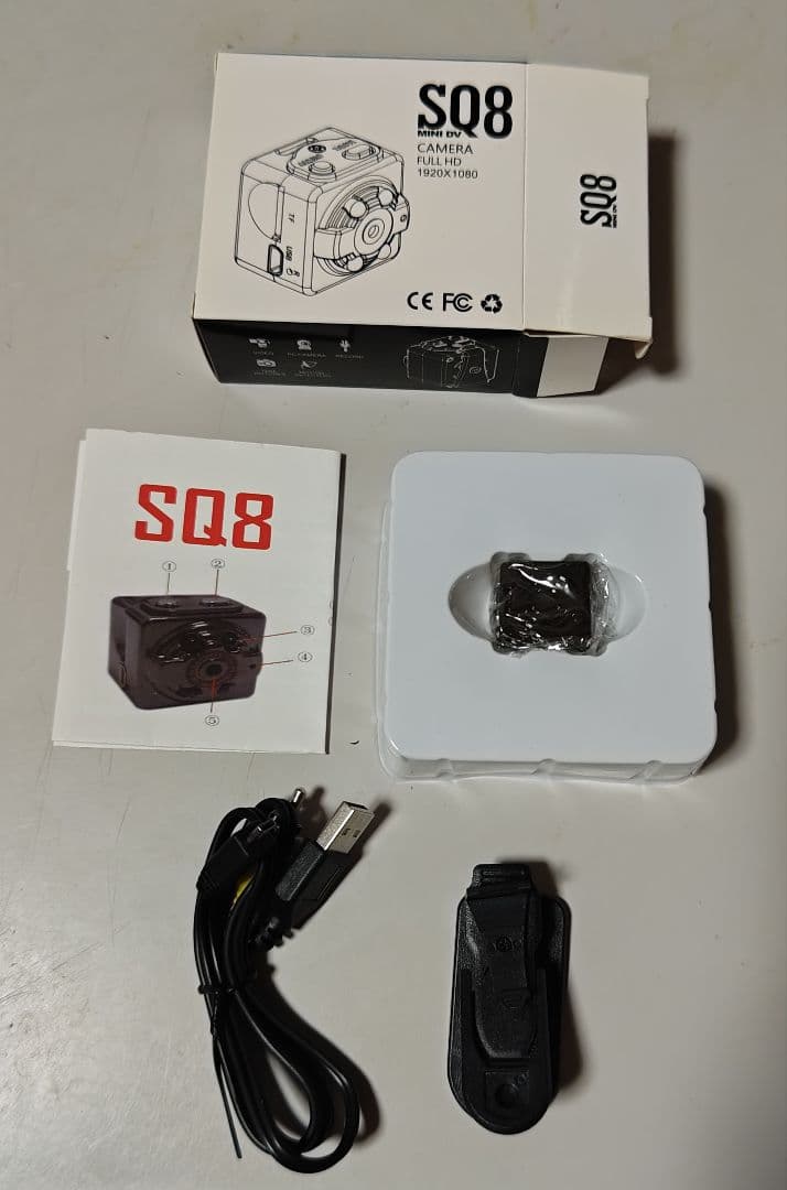 【新品】SQ8 Mini DV 小型カメラ フルHD 1920x1080 2台