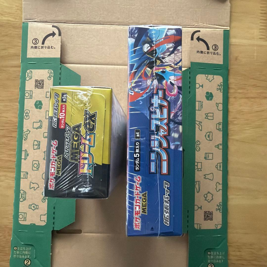 ポケモンカード　MEGAドリームex ニンジャスピナーシュリンク付き1BOX