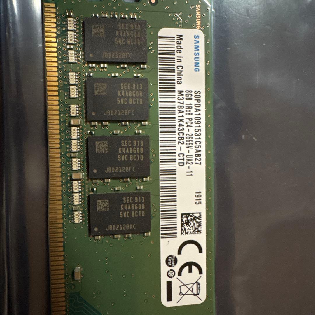 16GB (8GB*2) DDR4-2666　PC　メモリ