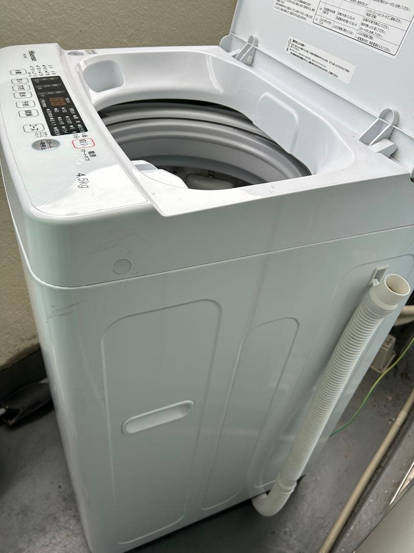 低価格出品Hisense 洗濯機 HW-K45E 2024年12月購入