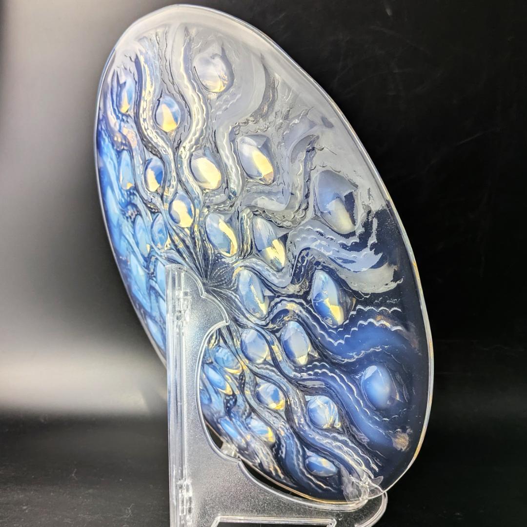 ルネ・ラリック 1935年 Bulbes オパルセント大皿 R.LALIQUE