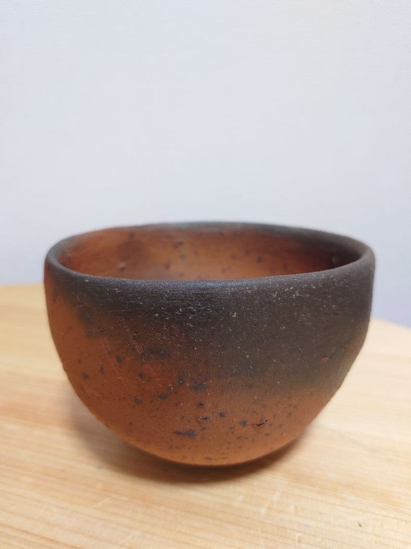 森岡成好さん　碗　茶碗　焼締め