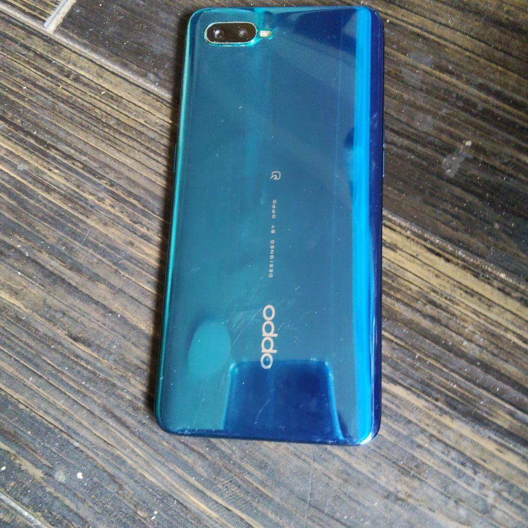 Oppo スマートフォン 本体 青