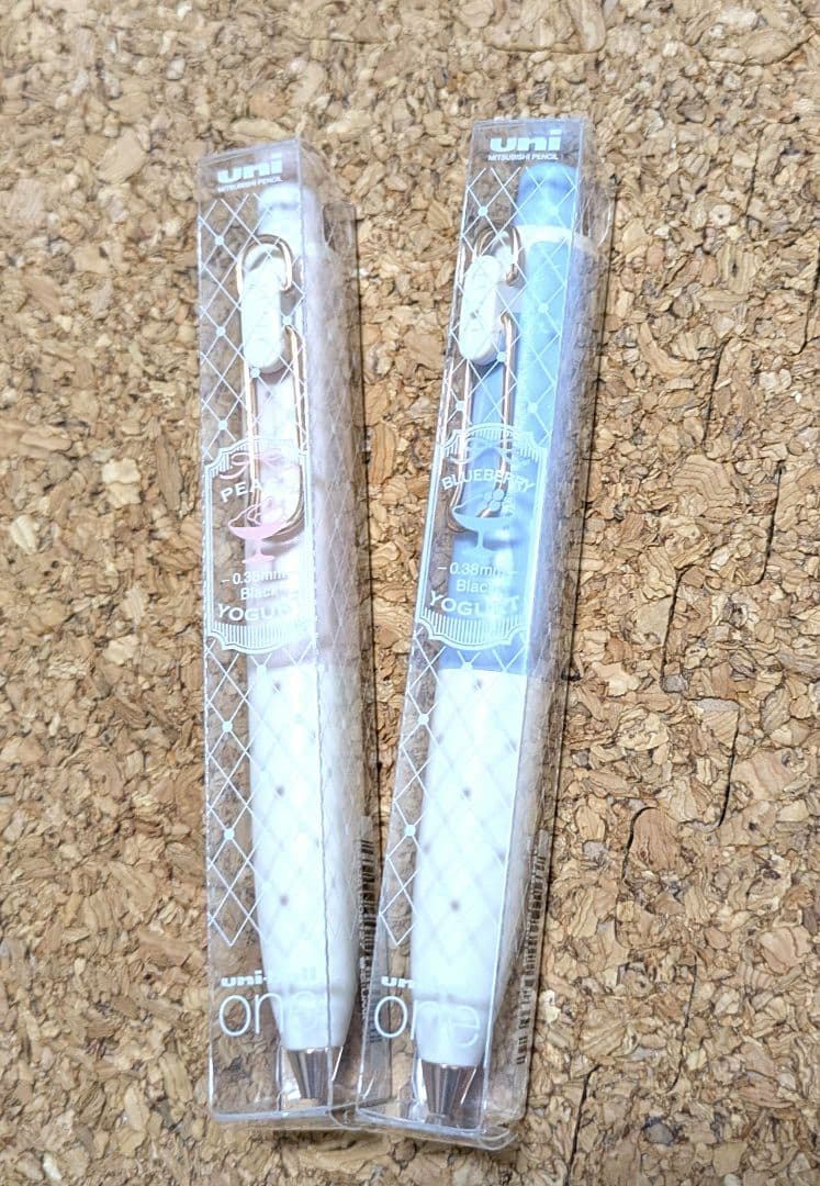 ◆文具女子博2025◆三菱鉛筆　ユニボールワンP　ブルーベリー&ピーチヨーグルト