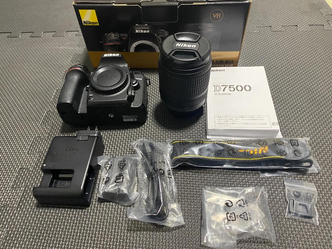 極美品 ショット数 24回 ニコン NikonD7500 VRレンズキット