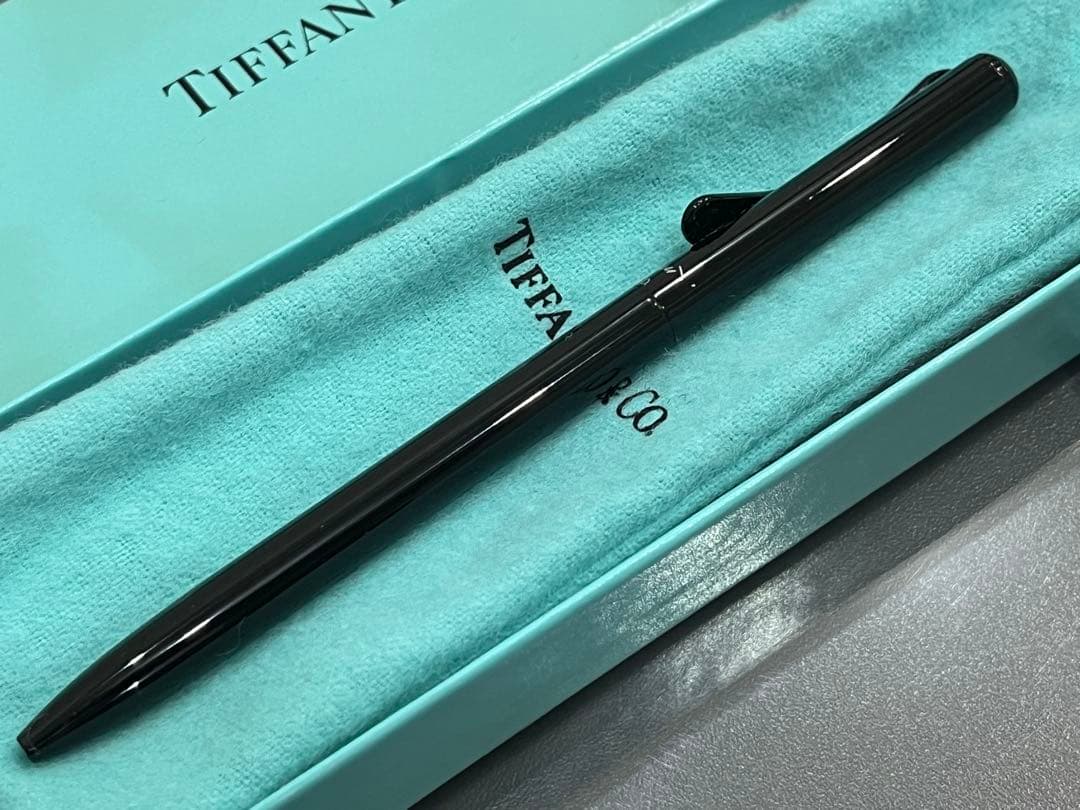 ◾️筆記OK/良品◾️ティファニー エルサペレッティ ツイストボールペン 黒