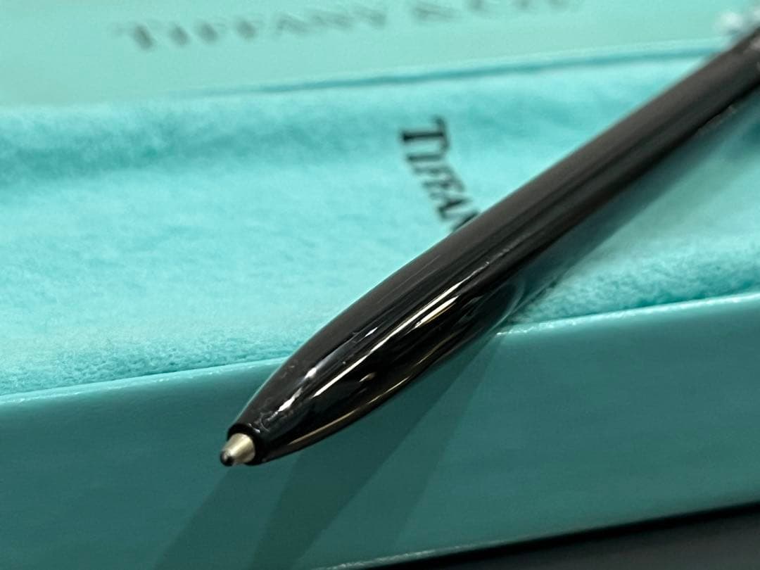 ◾️筆記OK/良品◾️ティファニー エルサペレッティ ツイストボールペン 黒