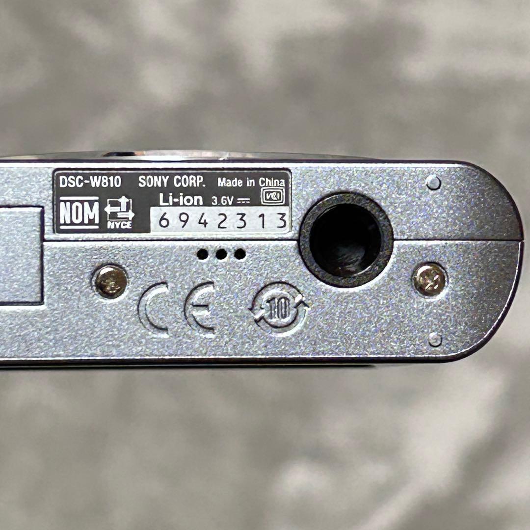 【動作品　美品】SONY Cyber-shot DSC-810 電池　充電器