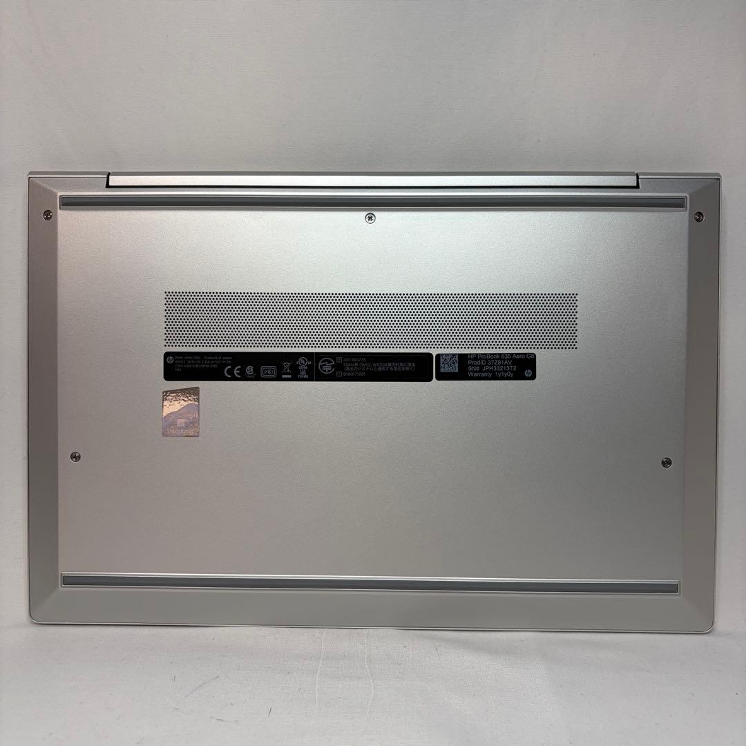 使用少 美品 PROBOOK 635 G8 Ryzen5 16GB 256GB
